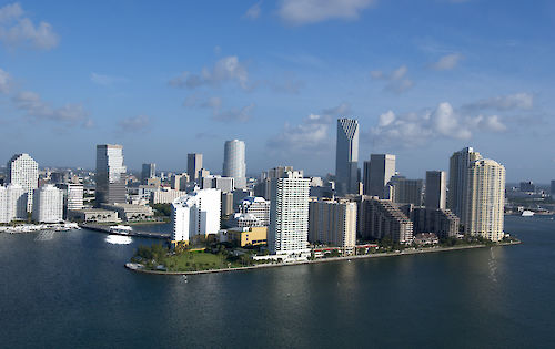 Miami shoreline. Photo by SFWMD